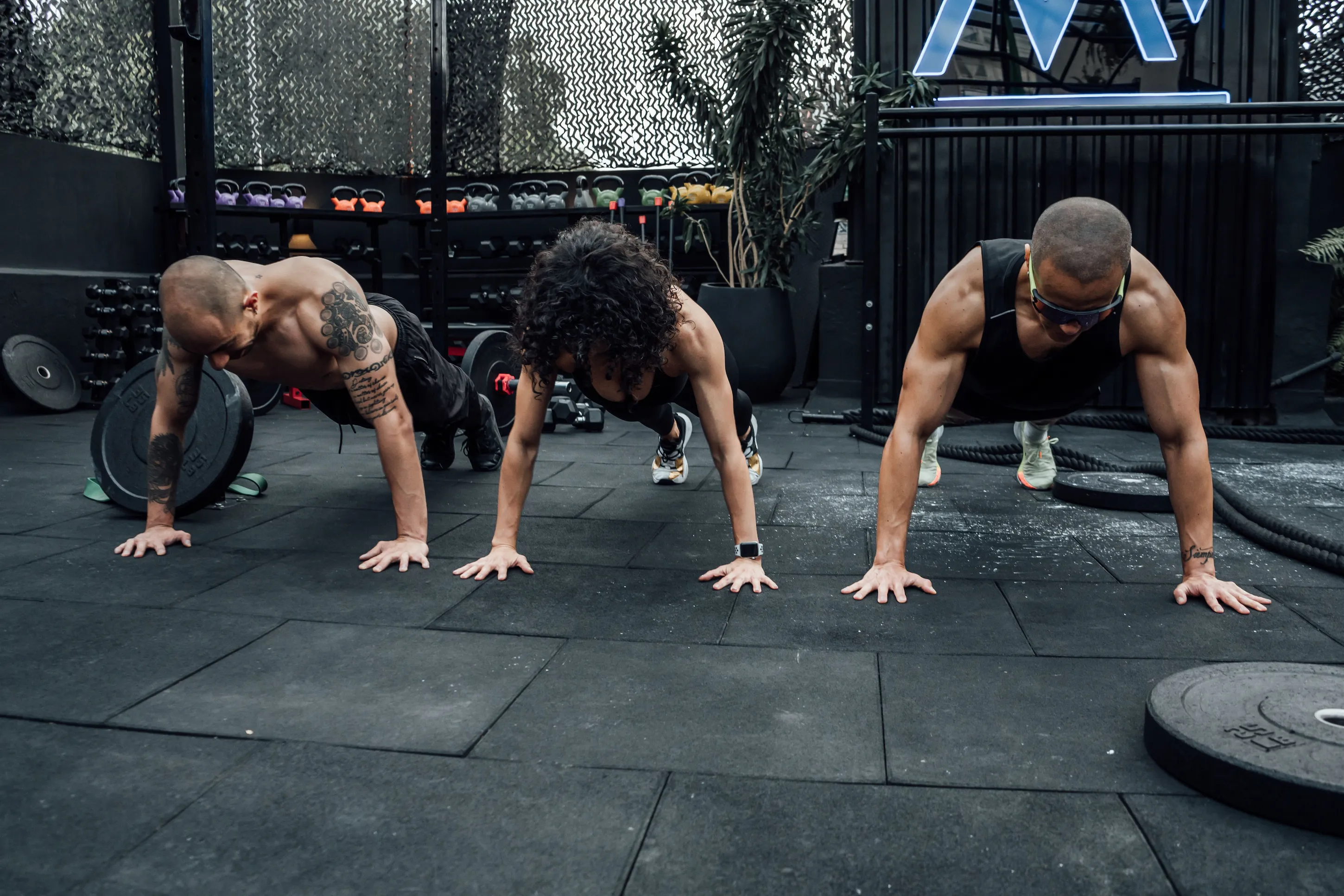 Training at The Iron Gym